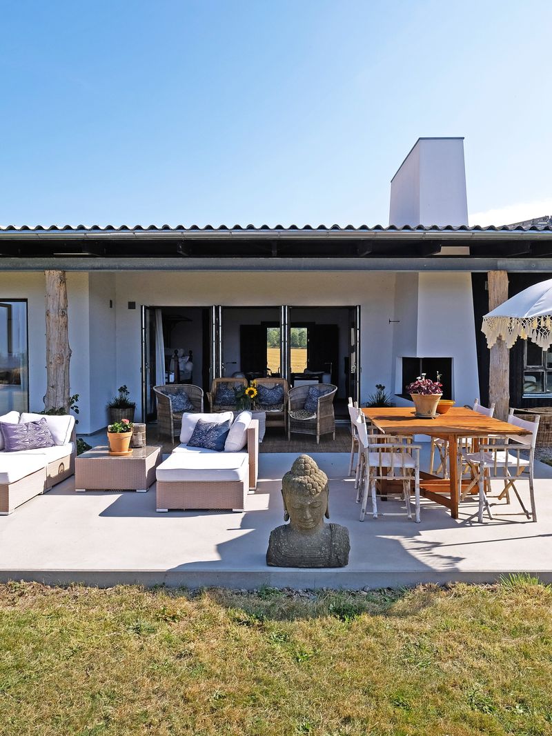 Fritidshus Torekov I — Exteriör från land